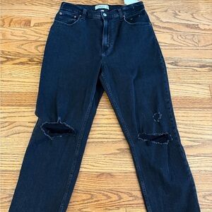 New Abercrombie & Fitch Distressed Black Jeans with Tags!